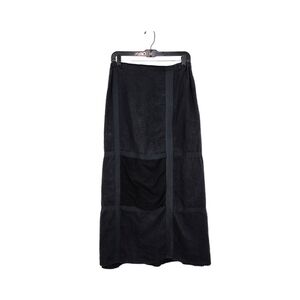 Krista Larson Women's 100% Linen Patchwork Maxi Skirt - OS